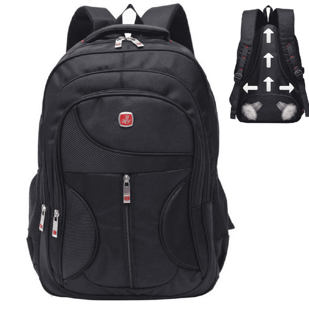 1x Men Canvas Large Backpack Travel Hiking Rucksack Big School Bag Laptop Bag AU